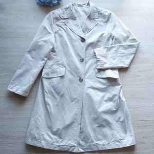 Christian Berg Stockholm Covercoat Light Jacket Button Pocket Cream